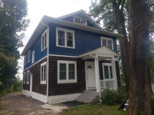 new Cedar Board Shake Impression Curtained siding. A great look and a fantastic selection amongst home improvements
